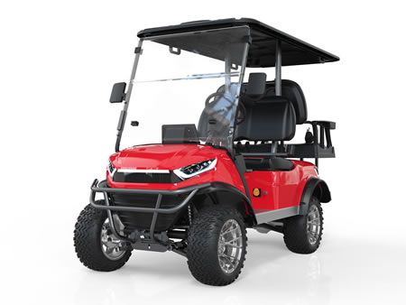 Golfcart mit hohem Radstand/ Geländeversion